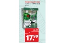 tanqueray gin copa gratis glas
