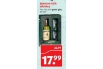 jameson irish wiskey gratis glas