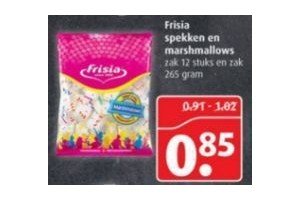 frisia spekken en marshmallows