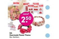 da haarmode flower thema