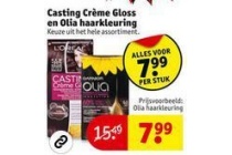 casting creme gloss en olia haarkleuring