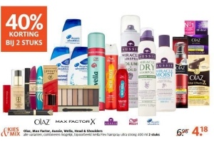 olaz max factor aussie wella head en shoulders