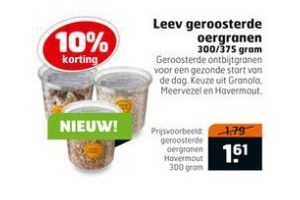 leev geroosterde oergranen 300 375 gram