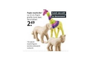 papier mache dier