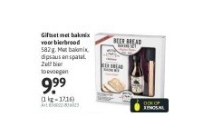 giftset met bakmix voor bierbrood