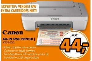 canon all in one printer of mg2455