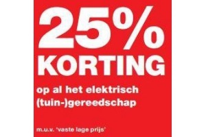 elektrisch tuin gereedschap
