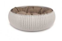 curver cozy pet bed creme 50cm