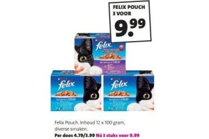 felix pouch diverse smaken