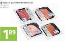 speciaal geselecteerde vleeswaren