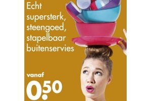 stapelbaar buitenservies