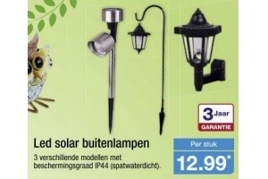 led solar buitenlampen