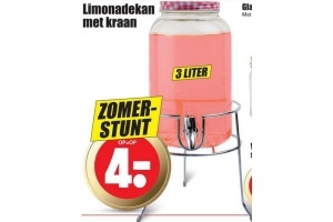 limonadekan met kraan