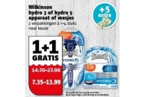 wilkinson hydro 3 of hydro 5 apparaat of mesjes