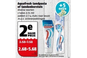 aquafresh tandpasta of tandenborstels