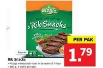 rib snacks