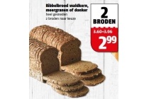 ribbelbrood waldkorn meergranen of donker