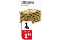bakkerij crackers