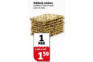 bakkerij crackers