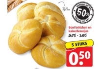 boni broetchen en kaiserbroodjes