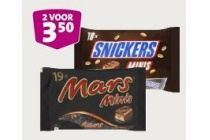 mars snickers twix bounty of milky way mini s