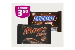 mars snickers twix bounty of milky way mini s