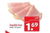 gegrilde ham