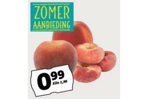 perziken nectarines en wilde perziken