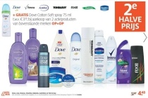 dove axe rexona vaseline badedas andrelon en toni en guy