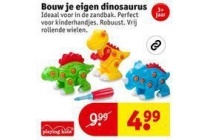 bouw je eigen dinosaurus