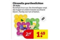 citronelle geurtheelichten
