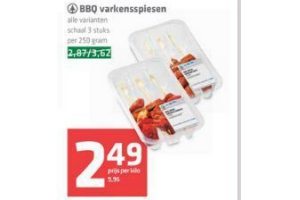 bbq varkensspiesen