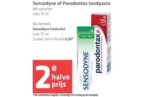 sensodyne of paradontax tandpasta