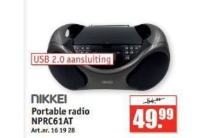nikkei portable radio