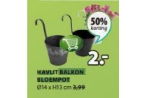 havlit balkon bloempot