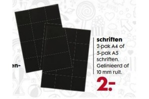 schriften 2 pak a4 of 5 pak a5