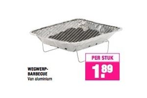 wegwerp barbecue