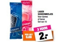 laser scheermesjes