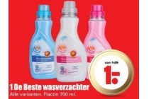 1 de beste wasverzachter