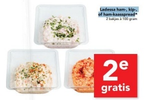 ladessa ham kip of ham kaasspread