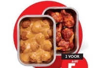 grillmasters gehaktballetjes in saus of kipkluifjes
