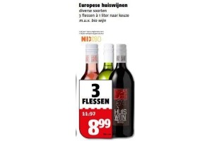 europese huiswijnen