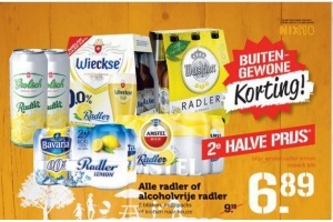 alle radler of alcoholvrije radler