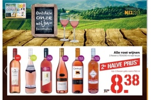 alle rose wijnen