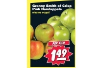 granny smith of crisp pink handappels voor eur1 49 per kilo
