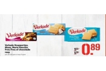 verkade knappertjes mizza maria biscuits frou frou of chocolade reep