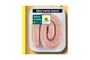 fijne verse worst 3 stuks voor eur1 80
