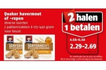 quaker havermout of repen