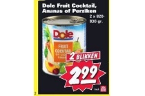 dole fruit cocktail ananas of perziken