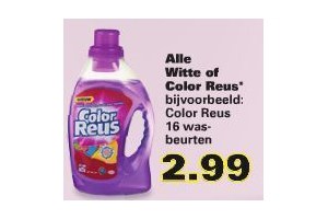 alle witte of color reus
